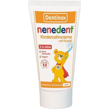 Nenedent Children'S Toothpaste 3-Way Protection Against Cavities And Hardens Tooth Enamel