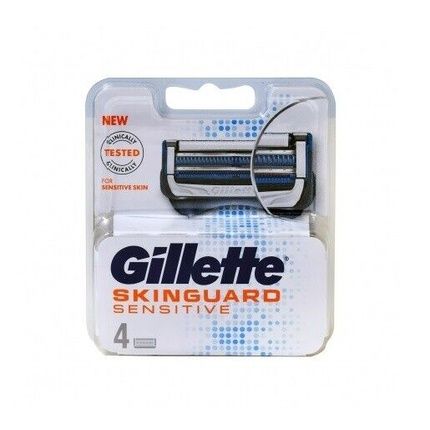 Gillette Skinguard Sensitive Skin Razor Blades Against Irritations Precision - Pack Of 4