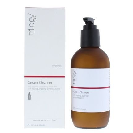 Trilogy Rosehip Cream Cleanser Hydrating Facial Cleanser With Prickly Pear Complex 6.76 Fl Oz