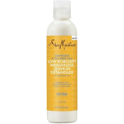 Sheamoisture Weightless Hydrating Detangler For Moisture Resistant Curly Coily Hair Low Porosity Lightweight 8 Oz