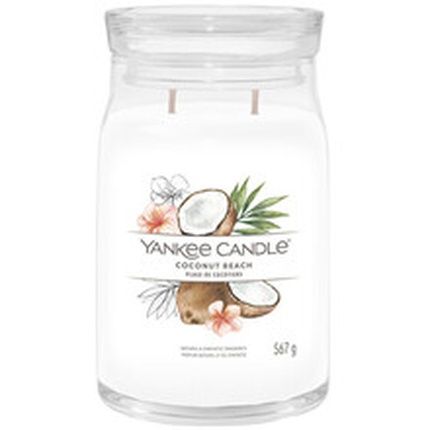 Yankee Candle Signature Scented Candle | Coconut Large Long Burn Candle