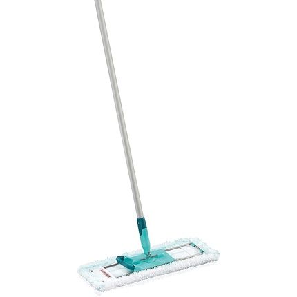 ممسحة أرضية Leifheit صديقة للظهر Profi Xl Micro Duo بمقبض من الألومنيوم