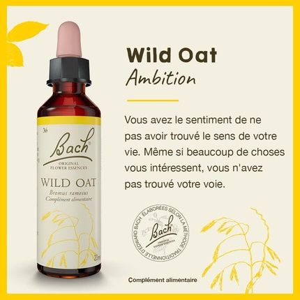 Fleurs De Bach Original Wild Oat 20Ml