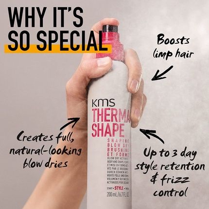 Kms Thermashape Shaping Blow Dry Brushing Style Spray 200Ml
