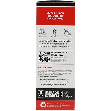 Pin Up End Curl At Home Perm Kit For Small Sections Of Hair