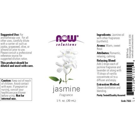 Now Foods Solutions Jasmine 30Ml