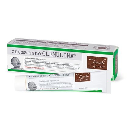 Fiocchi Di Riso Clemulina Breast Cream 15Ml - Firming And Soothing For Breast And Nipples, Prevents Irritation And Cracking