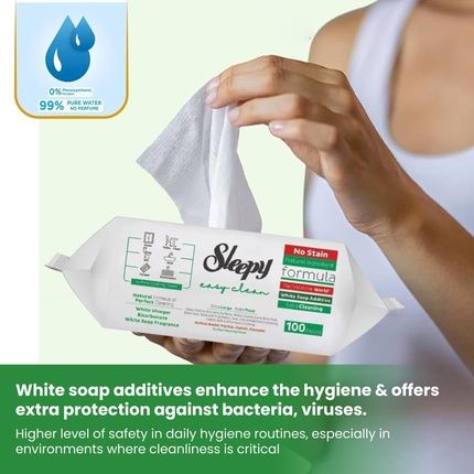 Sleepy Easy Clean Vegan Antibacterial Cleaning Towels