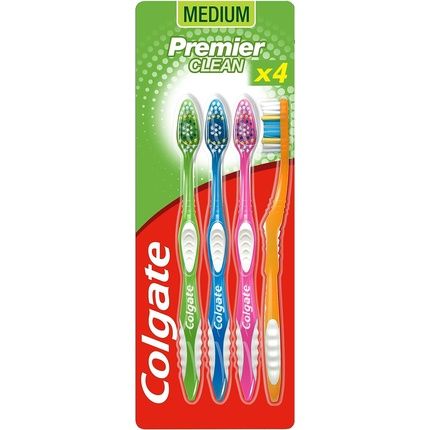 Colgate Toothbrush Premier Clean 4 Pack White - Image 3