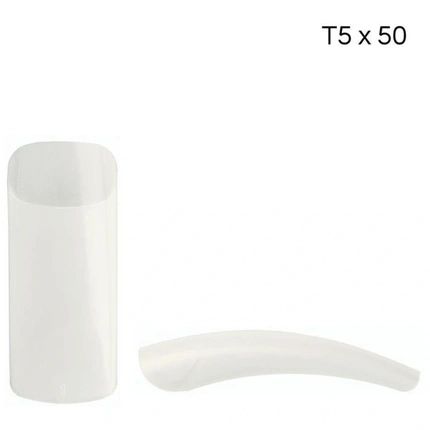 Xanitalia Pro Xan Pro Natural Square Tips With Long Band T5 X50 Pcs