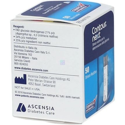 Contour Next Blood Glucose Strips Reactive Measurement 50 Pieces - Image 3