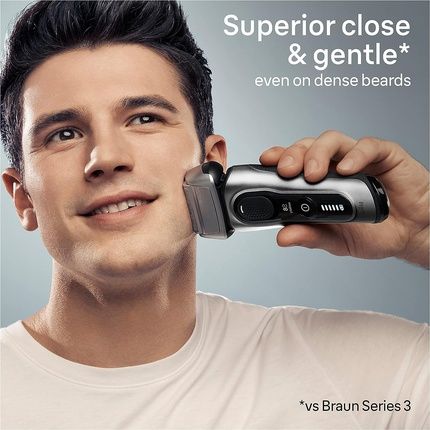 Braun Series 8 Electric Shaver For Men With 4+1 Shaving Elements And Precision Long Hair Trimmer - Silver