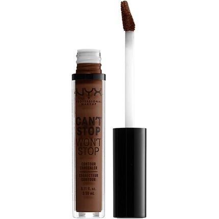 Nyx Professional Makeup Can'T Stop Won'T Stop Full Coverage Concealer Deep Walnut 0.025Kg