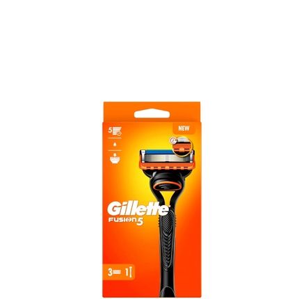 Gillette Fusion5 Razor + 3 Blades - Gillette