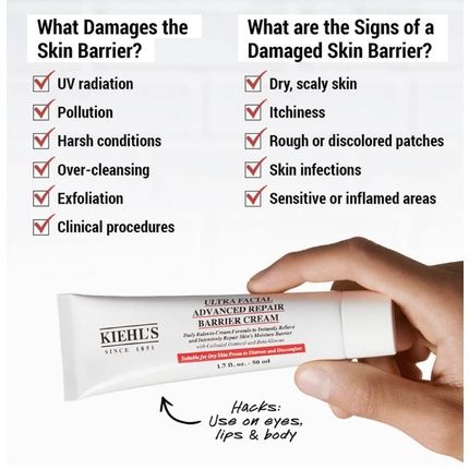 Kiehl'S Ultra Facial Advanced Repair Barrier Cream 1.7Oz 50Ml - Image 3