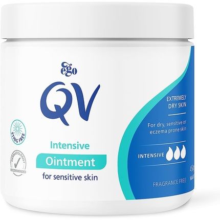 Qv Intensive Ointment 450G Protects And Soothes Dry Sensitive Skin Sting Free Ideal For Drier Areas