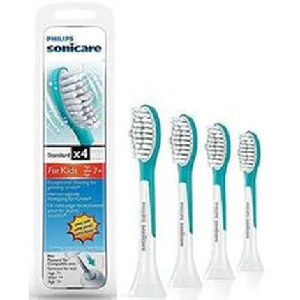 Philips Sonicare Sonicare For Kids 7+ Electric Toothbrush Brush Attachments 4 Pc(S) Light Green, White