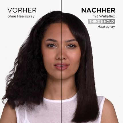 Wellaflex Shine & Hold Hairspray For Women - Up To 48 Hours Ultra Strong Hold - Image 3