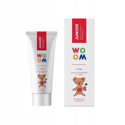 Woom Junior Natural Toothpaste For Children 6+ Cola 50Ml