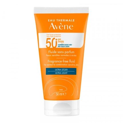 Avne Unscented Fluid Spf 50 50Ml Fragrancefree Ultralight Fluid For Sensitive Normal And Combination Skin - Image 4
