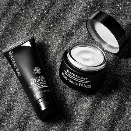 Diego Dalla Palma Black Secret Purifying Face Scrub To Mask 5 Minute Detox Transforms Skin Texture More Even Complexion And Smoother Skin Less Visible Pores Easy To Rinse 2.5 Oz