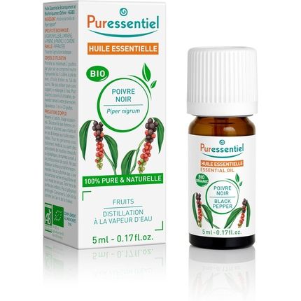 Puressentiel Organic Black Pepper Essential Oil 100% Pure