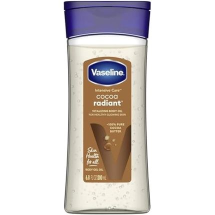 Vaseline Intensive Care Cocoa Radiant Body Gel Oil 6.8 Ounce Cocoa Butter