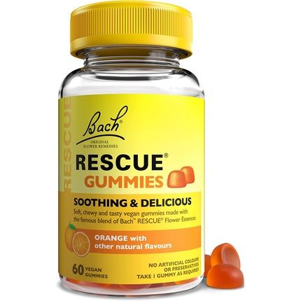 Nelsons Rescue Remedy Gummies Orange Flavour 60 Vegan Gummies