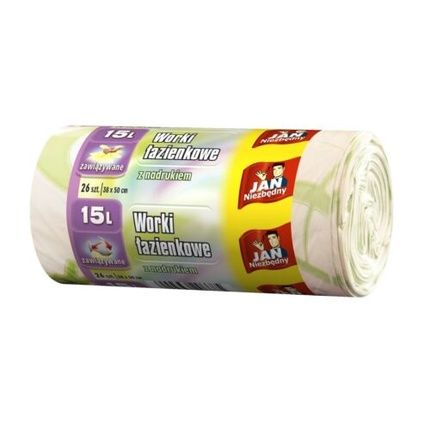 Garbage Bags Garbage Bags Garbage Bags Garbage Bags Bag Sack Waste Garbage Set Of 26 15 L - Image 3