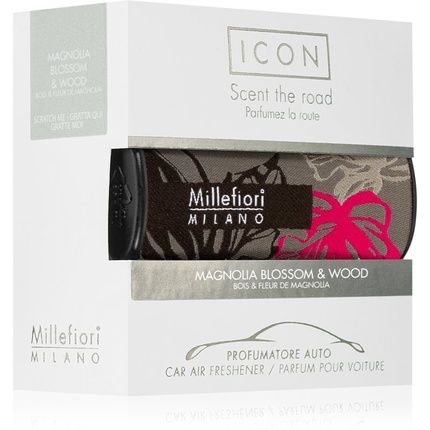 Millefiori Icon Magnolia Blossom & Wood Car Air Freshener - 1 Piece