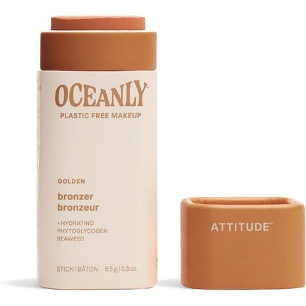 Attitude Oceanly Plastic-Free Lightweight Bronzer Stick Titanium Dioxide-Free