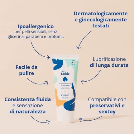 My Lubie Natural Intimate Lubricating Gel With Calendula And Vitamin E - Edible Vegan Moisturizing - Eco-Responsible Packaging - Women/Men - Made In France - Image 3