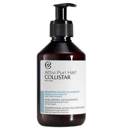 Collistar Attivi Puri Shampoo With Hyaluronic Acid Hair Shampoo 250Ml