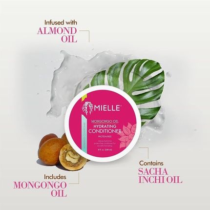 Mielle Organics Mongongo Oil Hydrating Conditioner 240Ml - White - Image 3