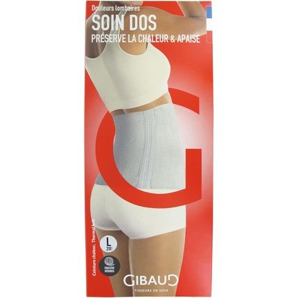 Gibaud Soin Dos Thermal Belt Ecru 20Cm Size L