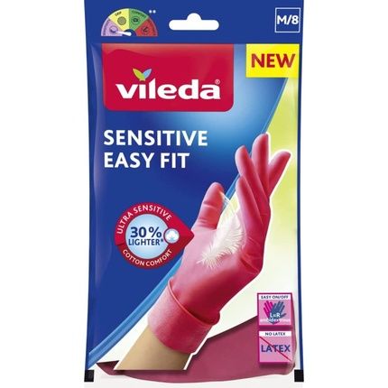 Vileda - Vileda Sensitive Easy Fit Gloves Size Medium - 1 Pair
