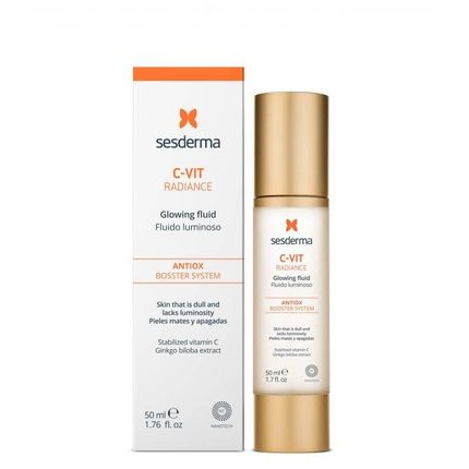 Sesderma C Vit Radiance Glowing Fluid Antioxidant Booster System 50Ml