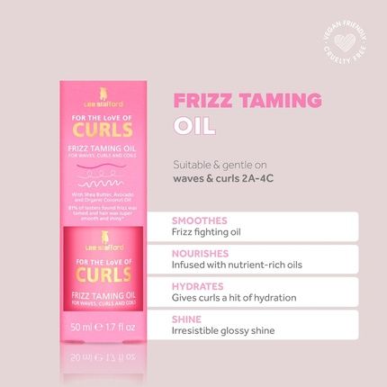 Lee Stafford For The Love Of Curls Frizz Huile Taming 50Ml