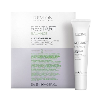 Revlon Restart Balance Clay Scalp Mask 10X 15Ml