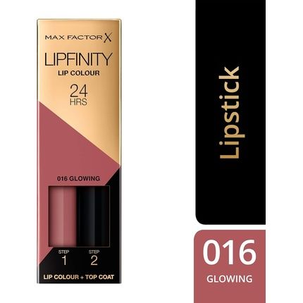 Max Factor Lipfinity Long-Lasting Two Step Lipstick 016 Glowing Pink 4.2G - Image 3