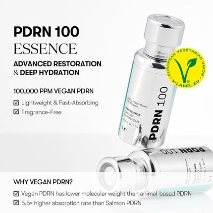 Vt Cosmetics Pdrn 100 Essence Intensive Glow Serum Vegan 100,000Ppm Skin