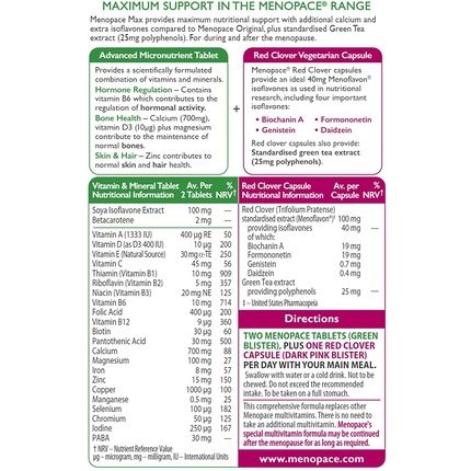Vitabiotics Menopace Max 84 Tablets/Capsules