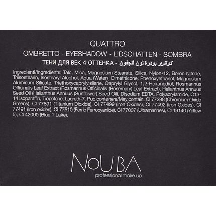Nouba Eyeshadow Palette Ndeg640 Green 2,4 G, Price/100 Gr: 957,91 Eur - Image 3