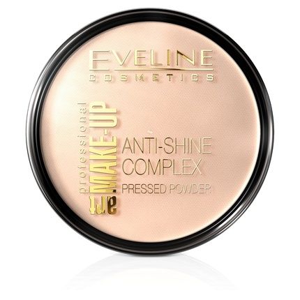 Eveline Art Make-Up Anti-Shine Complex Pressed Powder - 32 Natural, 14G
