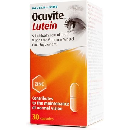 Ocuvite Lutein Supplement By Bausch + Lomb With Zinc, Copper, Vitamin C And E 30 Count - Image 3
