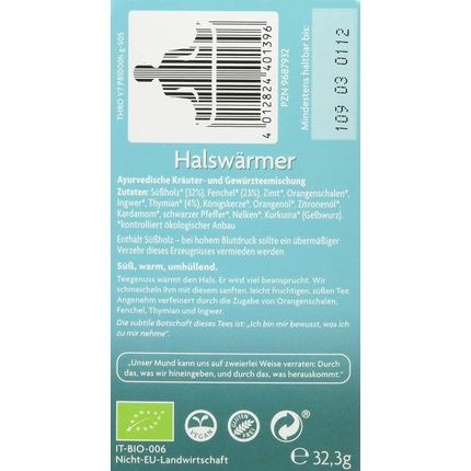 Yogi Tea Neck Warmer Tea Organic 1 X 32.3 G - Image 3