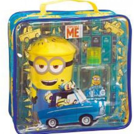Minions Eau De Toilette Kids Set 50 Ml With Plastic Cup And Toiletry Bag