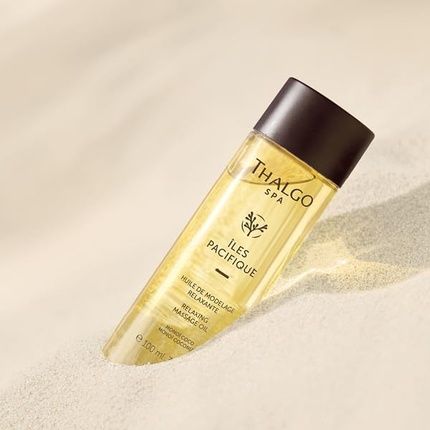 Thalgo Spa Iles Pacifique Relaxing Massage Oil 100Ml - Contains Monoi And Coconut Oil For Deeply Relaxing And Skin-Nourishing Effect