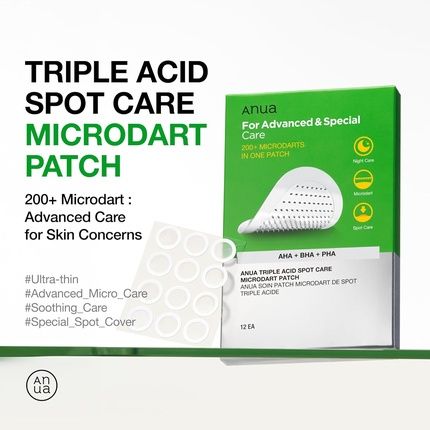 Auna Triple Acid Spot Care Microdart Patch Deep Early Stage Spot 200