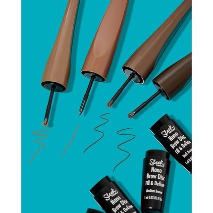 Sleek Makeup Nano Eyebrow Disc Mimics Hair Strokes Smudgeproof With Up To 12 Hour Wear Blonde 1Ml